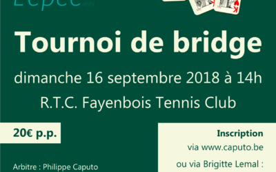 Tournoi de bridge 2018