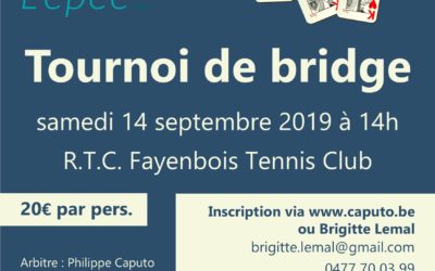 Tournoi de bridge 2019