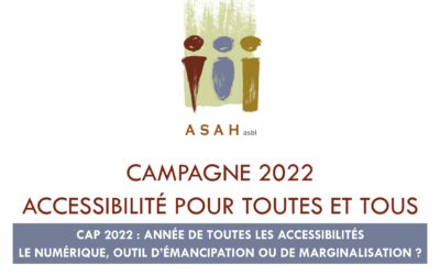 CAMPAGNE 2022: Accessibilité pour toutes et tous