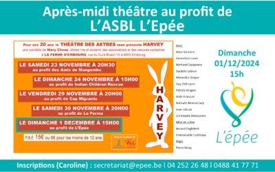 Théâtre au profit de L’Epée