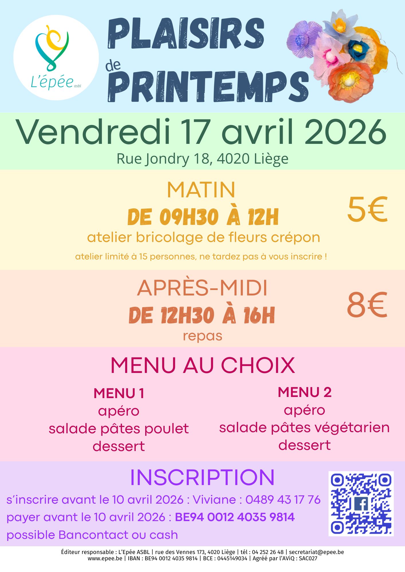 Plaisirs de Printemps Epée